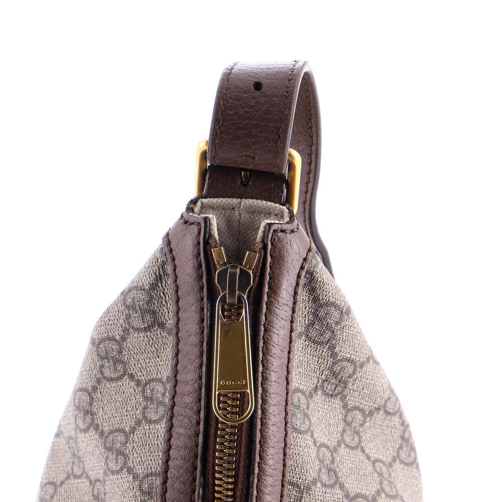 Gucci Small Ophidia Half Moon Hobo GG Coated Canvas - Picture 6 of 6